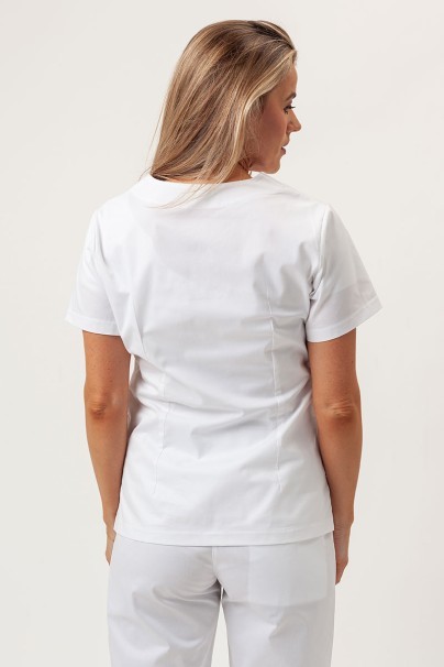 Women's Sunrise Uniforms Premium Aura scrub top white-2