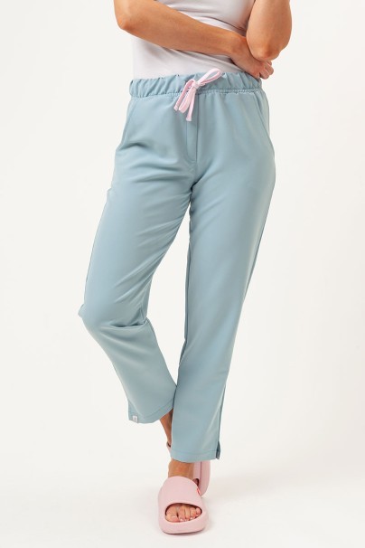 Women's Sunrise Uniforms Premium scrubs set (Aura top, Pride trousers) aqua-6