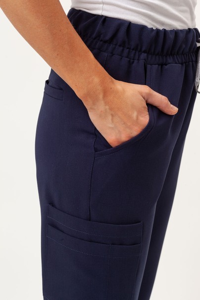 Women's Sunrise Uniforms Premium Vibe scrub jogger trousers navy-3