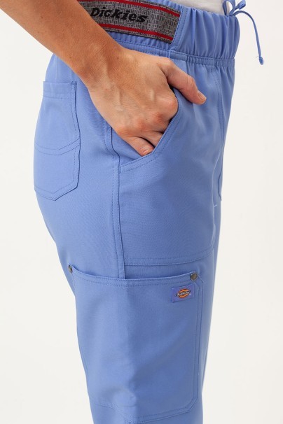 Women's Dickies EDS NXT Mid Rise scrub jogger trousers ceil blue-5