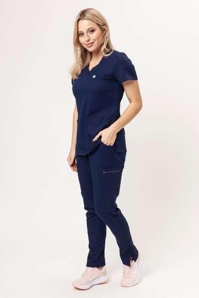 Women's Uniforms World 109PSX Shelly scrub top true navy-5