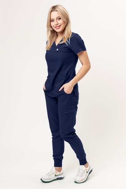 Women's Uniforms World 109PSX Ava jogger scrub trousers true navy-6