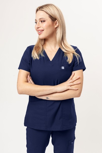 Women's Uniforms World 109PSX Shelly Jogger (Ava trousers) scrubs set true navy-2