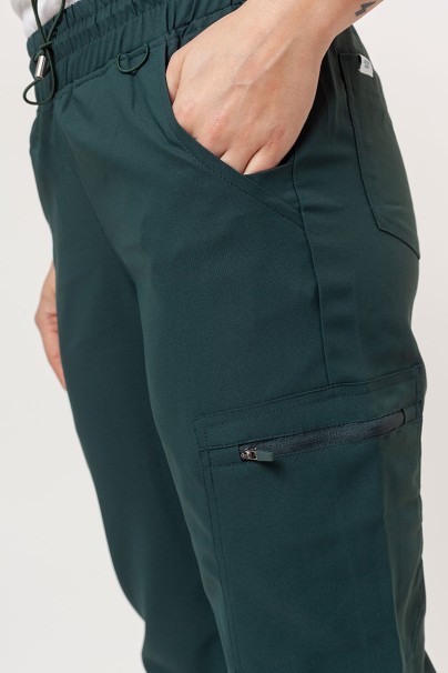 Women's Uniforms World 109PSX Ava jogger scrub trousers bottle green-4