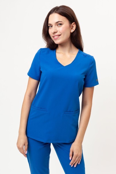 Women's Maevn Matrix Pro (Curved top, Jogger trousers) scrubs set royal blue-2