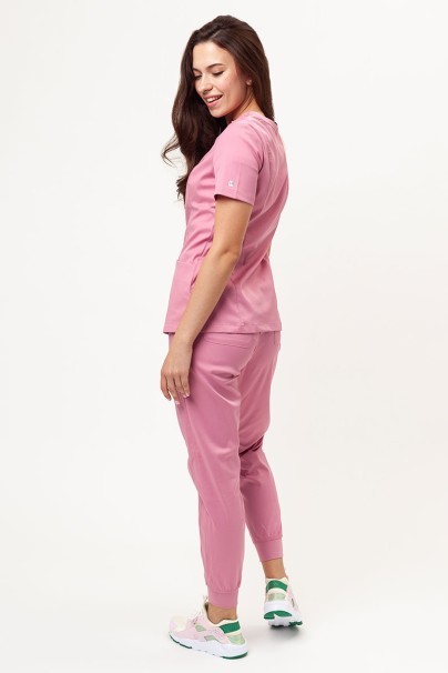 Women's Maevn Matrix scrubs set (Double V-neck top, Yogga trousers) lilac-1