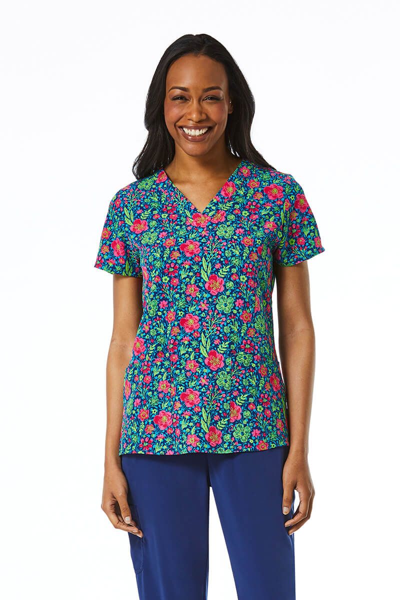 WOMEN / Scrub Tops / Bluzy we wzory / Kolorowa bluza damska Maevn ...