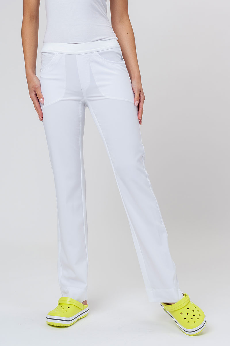 Off-White Pull-On Trousers by Vince on Sale