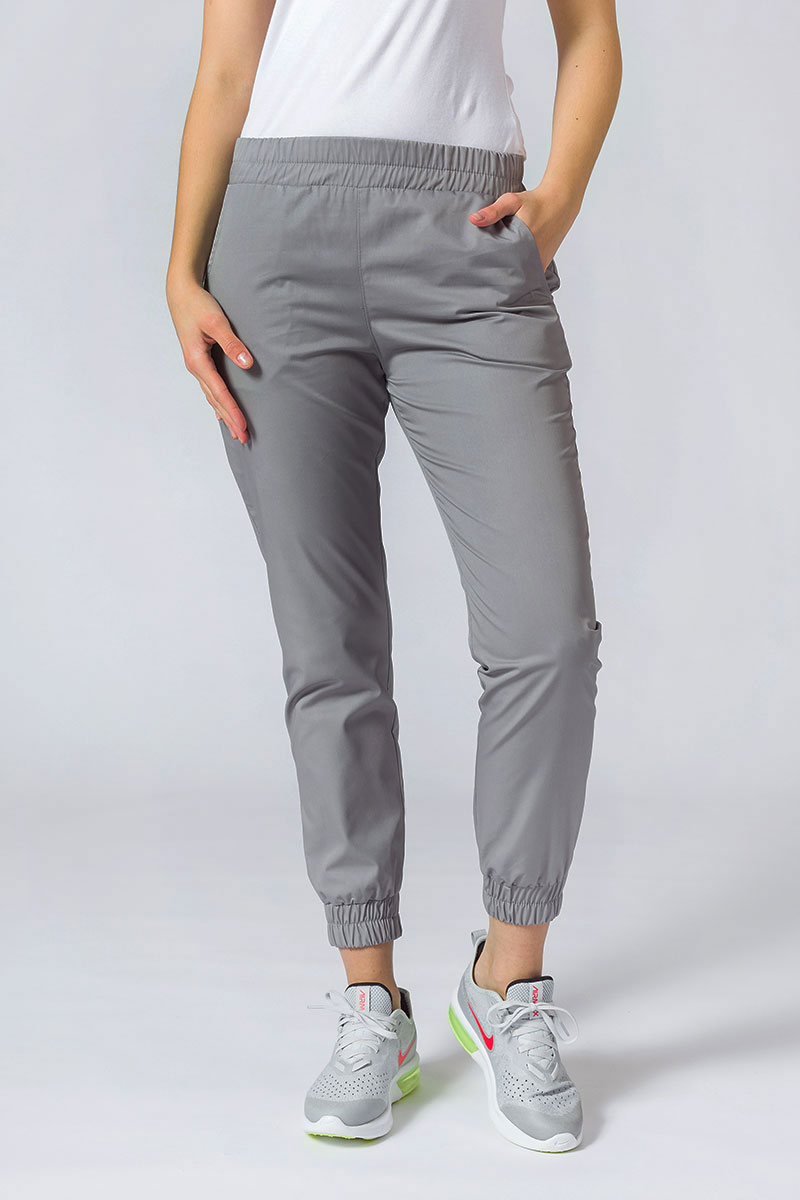 Women's Cherokee Originals Natural Rise scrub trousers grey