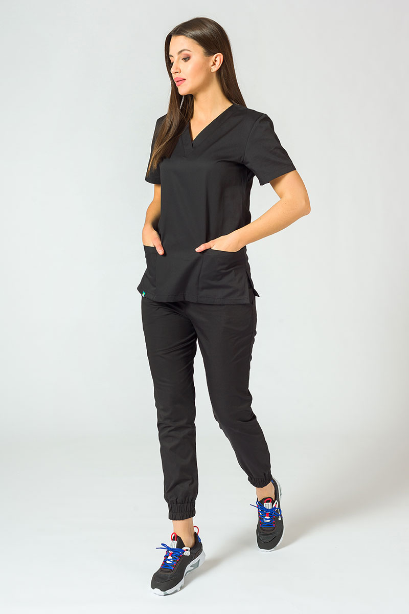 Women's Sunrise Uniforms Basic Jogger scrubs set (Light top, Easy