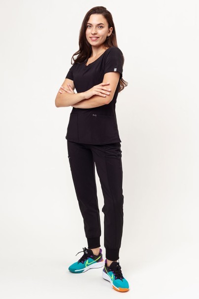 Women's Cherokee Infinity (Jogger trousers) scrubs set black-1