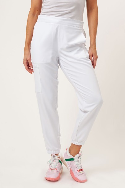 Women's Cherokee Ultra scrub jogger trousers white-1