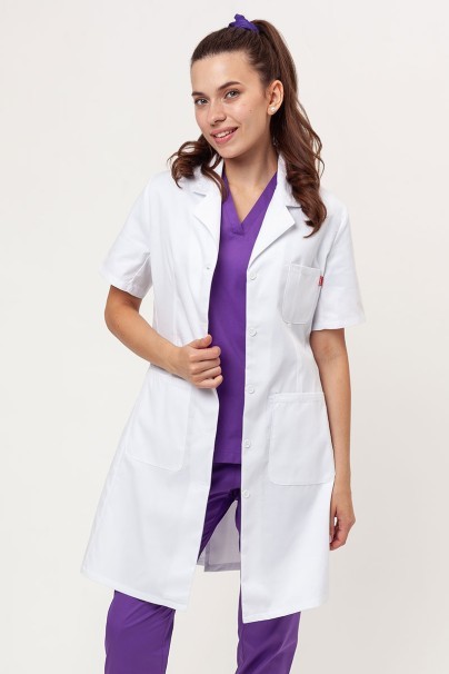 Women's Velilla Classic short sleeve lab coat-1