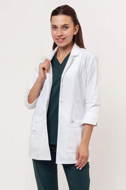 Women's Dickies Prof. Whites Consultation 3/4 lab coat-1