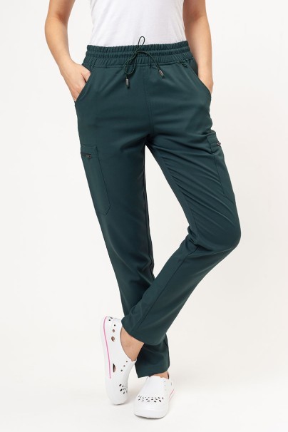 Women's Uniforms World 109PSX Yucca scrub trousers bottle green-1