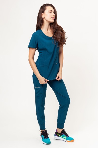 Women's Cherokee Infinity (Jogger trousers) scrubs set caribbean blue-1