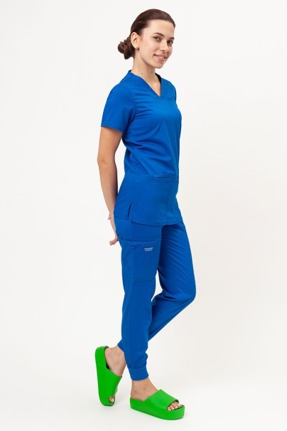 Women's Cherokee Revolution scrubs set (Soft top, Jogger trousers) royal blue-1