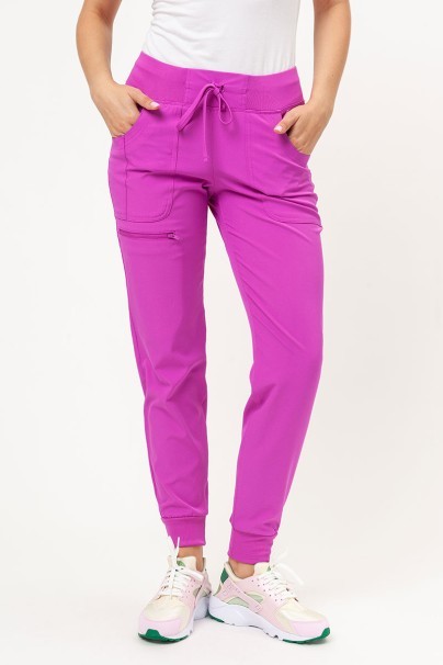 Women's Heartsoul Break on Through scrub jogger trousers violet-1