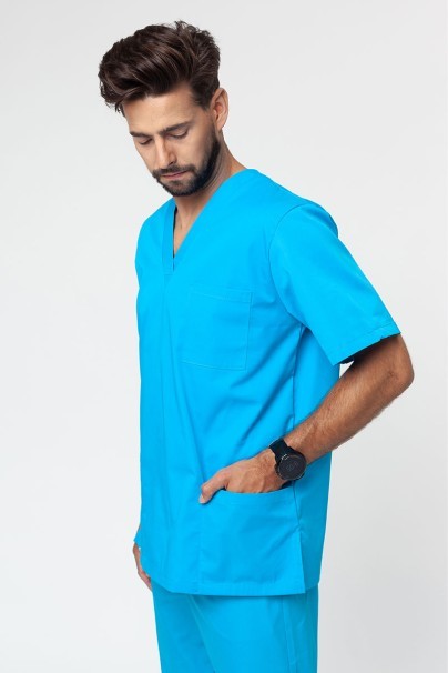 Men's Sunrise Uniforms Basic Standard scrub top turquise-1