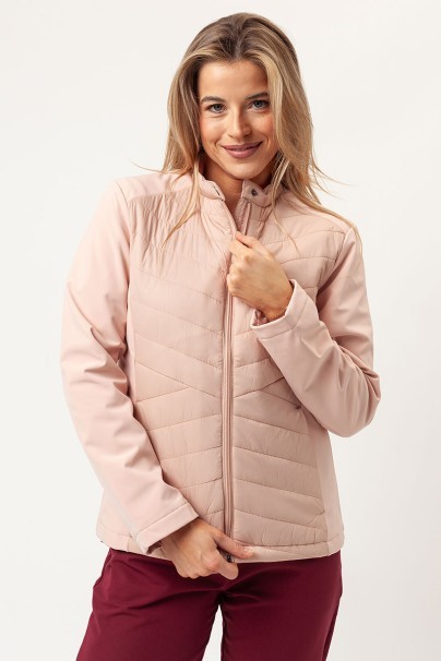 Women's hybrid jacket Malfini Cross blush pink-1