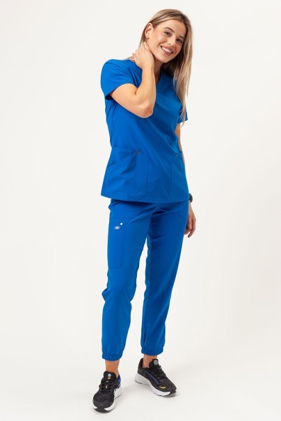 Women's Dickies EDS NXT scrubs set (V-neck top, Jogger trousers) royal blue-1