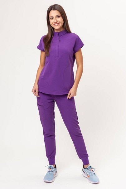 Women’s Uniforms World 518GTK™ Avant On-Shift scrubs set violet-1