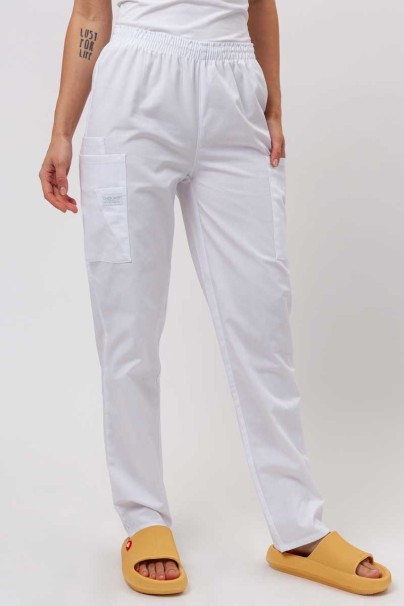 Women’s Cherokee Originals Natural Rise scrub trousers white