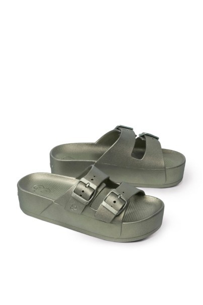 Schu'zz Jeannette Nacre shoes/flip-flops olive-1