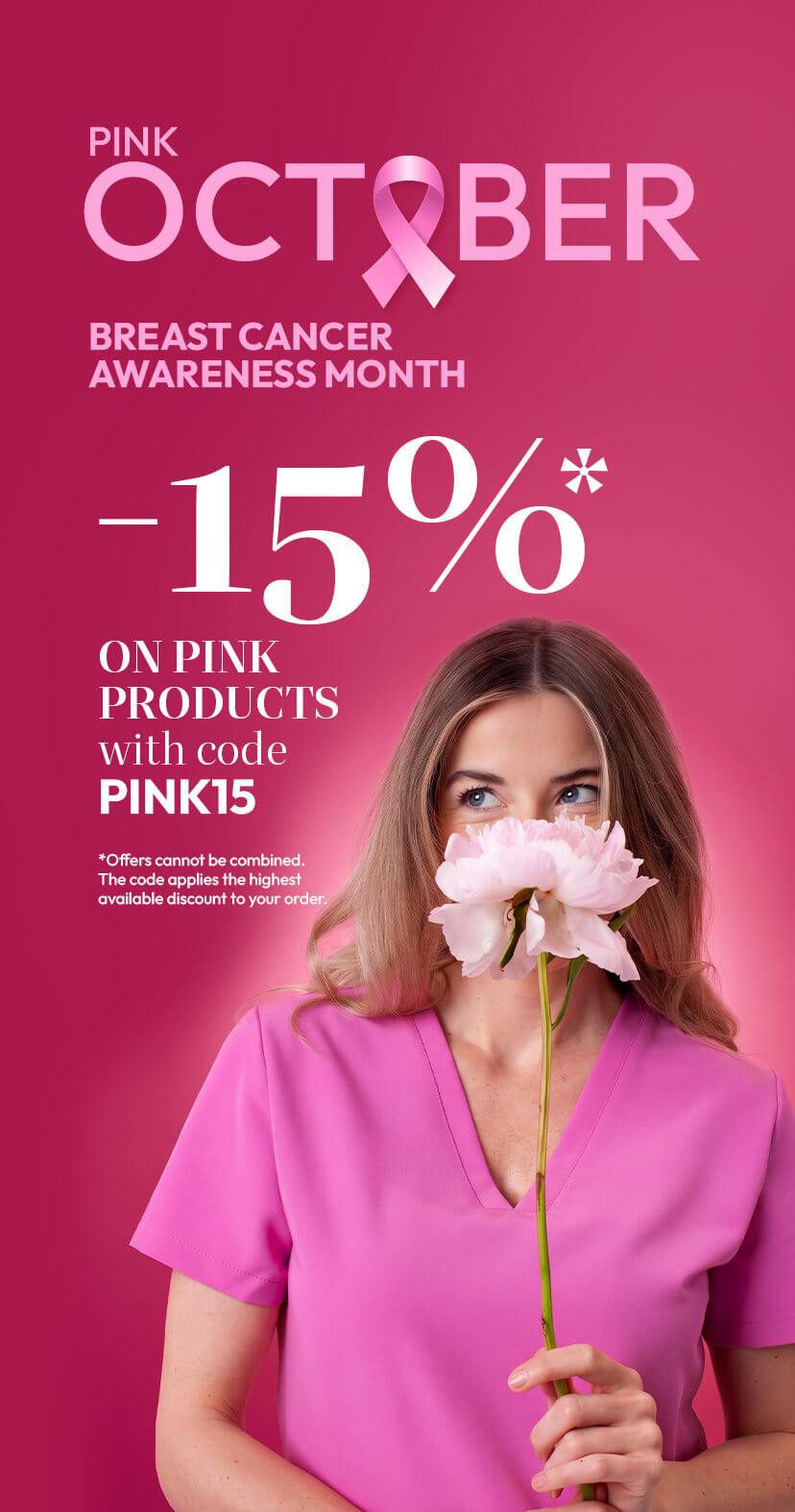 PINK15 -15% na różowe (październik 2026)